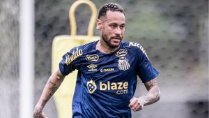 Neymar treinando