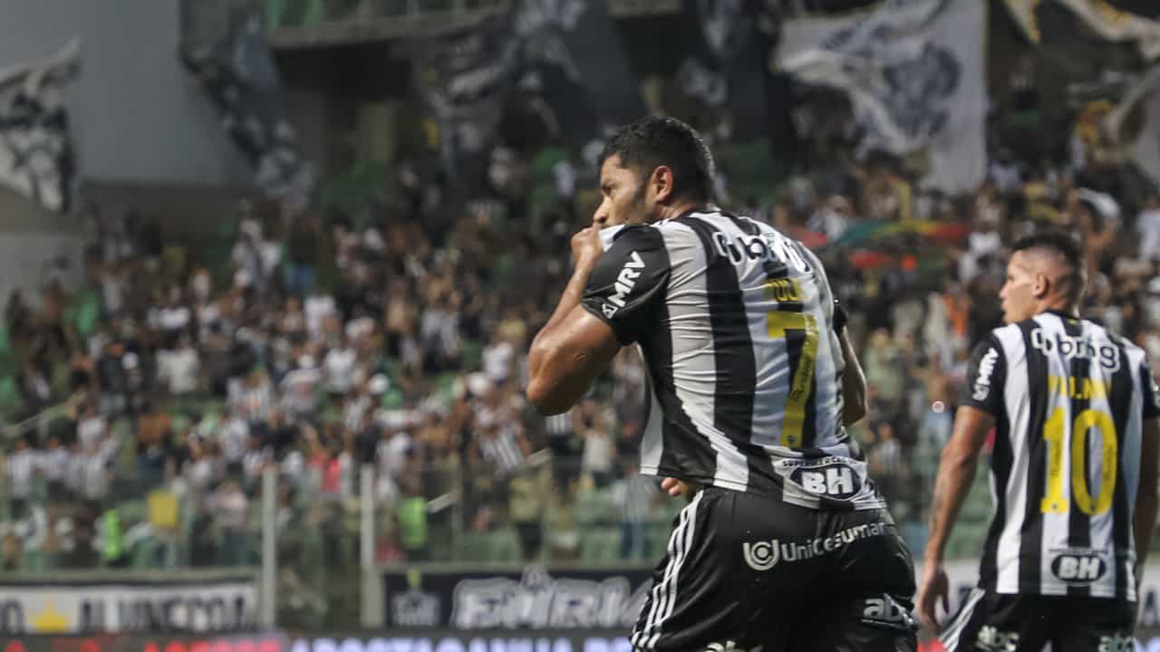 Hulk Atlético-MG comemorando