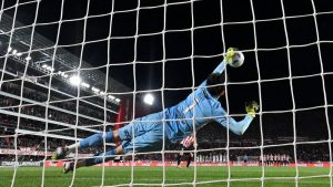 Goleiro Rossi do Flamengo na Libertadores