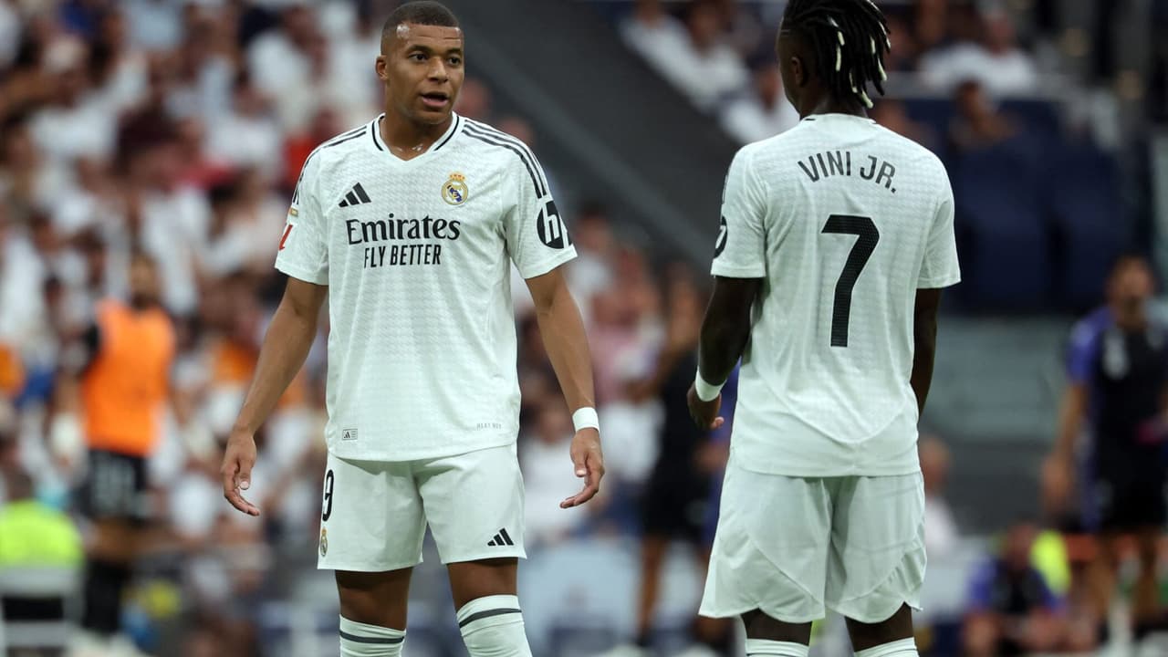 Mbappé e Vinicius Júnior / Real Madrid
