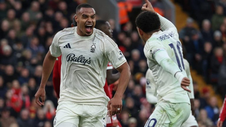 Liverpool 0 x 3 Nottingham Forest